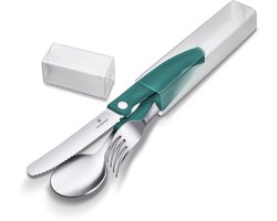 Victorinox Swiss Classic 3-delige Bestekset - Oranje - RVS
