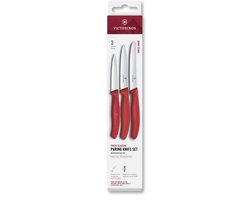 Victorinox Swiss Classic Keukenset 3-delig - Rood - Glad/kartel