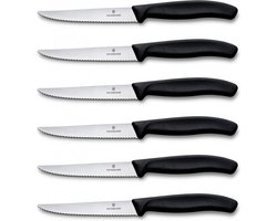 Victorinox Swiss Classic Steakmessenset - 6-delig - Zwart