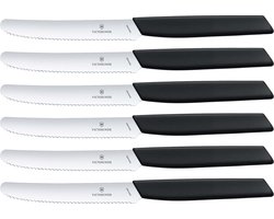 Victorinox Swiss Modern Tomatenmessen - 6-delig - RVS/Zwart - Kartel