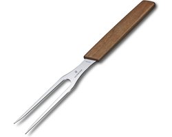 Victorinox Swiss Modern Vleesvork - 15cm - RVS/Walnoot Hout - Giftbox