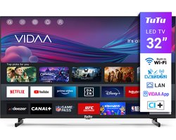 Vidaa TV TuTu | 32 inch | Triple Tuner | Frameless Design | TUV32HQ1B