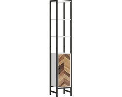 VidaLuxe - Badkamerkast - Kolomkast - Badkamer Kast - Badkamer Kastje - Kasten - Kastje - Badkamerkastje - Badkamer Kastje - Kast - Badkamer - Wit - Badkamerkast - Badkamer Accessoires - Badkamermeubel - Badkamermeubels