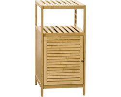 VidaLuxe - Badkamerkast - Toilet - Toilet Kast - Toiletkast - Bamboe - Badkamer Kast - Badkamer Kastje - Kasten - Kastje - Badkamerkastje - Badkamer Kastje - Kast - Badkamer - Badkamerkast - Badkamer Accessoires - Badkamermeubel - Badkamermeubels