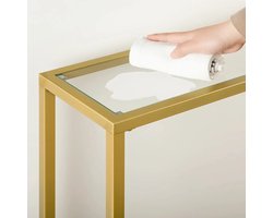 VidaLuxe - Smalle Consoletafel - Bijzettafel - Bijzettafels - Bijzettafeltjes Woonkamer - Bijzettafel Bank - Entree Tafel - Tafel - Tafeltje - Side Table - Sidetable