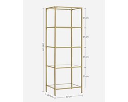 VidaLuxe - Staand Rek - Boekenkast - Garderobe Kast - Woonkamer - Archiefkast - Opbergkast - Opbergkasten Binnen - Opbergkast - Kast - Kastje - Opberg Kast - Opbergkastje - Organizer - Organizers - Opbergrek - Opberg Rek - Meubel - Woonkamer Meubel