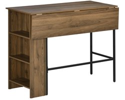VidaLuxe - Uitschuifbare Bartafel - Bartafel - Bar Tafel - Bartafel Keuken - Tafel - Tafeltje - Eettafel - Voor Keuken & Bar - Bartafels - Tafels - Bijzettafel - Bijzettafels