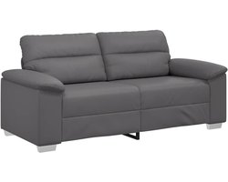 vidaXL - 2-zitsbank - grijs - 180x81x84 - cm - kunstleer