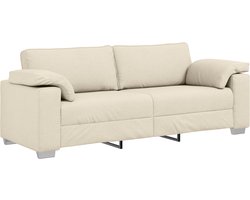vidaXL - 3-Zitsbank - in - Linnen - 178 - cm