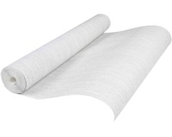 vidaXL - 3D - Solid - Behang - Gestreept - Lichtgrijs - 10 - x - 0,53 - m - Non-Woven - Stof