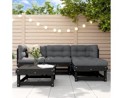 vidaXL - 5-delige - Loungeset - geïmpregneerd - grenenhout