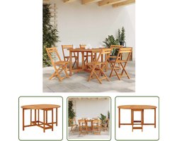 vidaXL Acacia Hout - Tuin Tafel - Tuintafel 130x90x72 cm massief acaciahout - Buitentafel - Eetkamerset - Terras Meubel