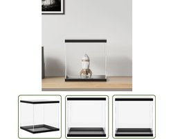 vidaXL Acryl Vitrine - Vitrine Kast - Vitrine transparant 30x30x30 cm acryl - Display Case - Collectie Opslag - Woonaccessoires