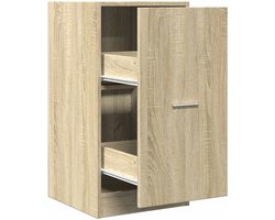 vidaXL Apothekerskast 40x41x77,5 cm bewerkt hout sonoma eikenkleurig
