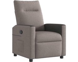 vidaXL Armchair adjustable fabric taupe, relax chair, recliner chair, armchair, recliner chair, lazy chair, tv chair, stand chair, recliner chair