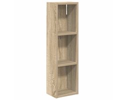 vidaXL - Badkamer - wandkast - Sonoma - Eik - 20 - x - 14 - x - 70 - cm - Geconstrueerd - hout