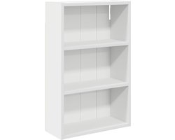 vidaXL - Badkamer - wandkast - Wit - 40 - x - 16 - x - 62,5 - cm - Geconstrueerd - hout
