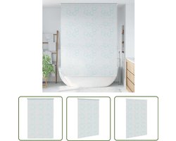 vidaXL Badkamerdecoratie - Douchegordijn - Rolgordijn voor douche 140x240 cm bubbel - Rolgordijn - Eva Materiaal - Waterdicht