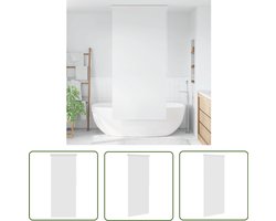 vidaXL Badkamerrolgording - Rolgordijn Douche - Rolgordijn voor douche 120x240 cm wit - Douchegordijn - Waterproof Gordijn - Pvc Gordijn