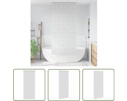 vidaXL Badkamerspiegel - Douchegordijn - Rolgordijn voor douche 100x240 cm zeester - Badkameraccessoires - Zeester Design - Waterproof