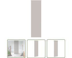 vidaXL Badkamerspiegel - Doucherolgordijn - Doucherolgordijn 80x240 cm stofbreedte 76 cm - Doucheafscheiding - Waterdicht - Rolluik