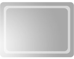 vidaXL - Badkamerspiegel - LED - 80x60 - cm