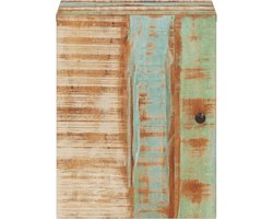 vidaXL Badkamerwandkast - Badkamerwandkasten - Kast - Badkamerkast - Badkamerwandkast 38x33x48 cm massief recycled hout