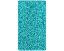 vidaXL - Badmat - Turquoise - 70 - x - 120 - cm - Polypropyleen