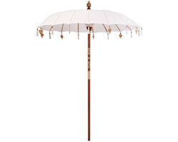 vidaXL - Balinese - Parasol - Crème - 190 - x - 190 - x - 260 - cm - Katoen