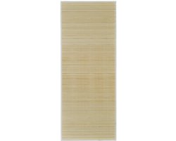 vidaXL Bamboe Tapijt 160x230 cm - Natuurlijk Bamboe Tapijt - Natuurtapijt - Vloerkleden - Kamer Decoreren - Living Room Decoratie