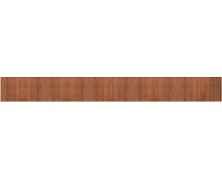vidaXL Bamboe Vloerkleed 60x500 cm - Bruin Bamboetapijt - Vloerkleden - Natuurlijk Tapijt - Bruine Tapijt - Lange Tapijt