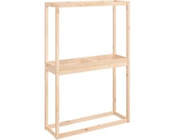 vidaXL - Bandenrek - 120x40x180 - cm - massief - grenenhout