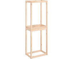 vidaXL - Bandenrek - 63x40x180 - cm - massief - grenenhout