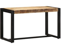 vidaXL - Bank - 80x35x45 - cm - massief - ruw - hout - mango