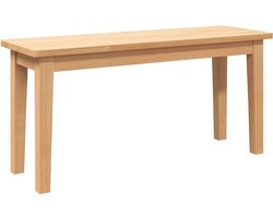vidaXL - Bank - 90 - cm - massief - hout - rubber
