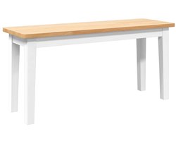 vidaXL - Bank - 90 - cm - massief - hout - rubber