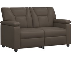 vidaXL - Bank - Grijs - 151 - x - 85 - x - 93 - cm - Kunstleer