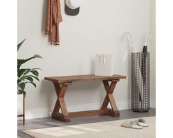 vidaXL - Bank - Naturel - 85 - x - 35 - x - 47 - cm - Massief - gerecycled - hout