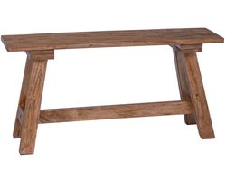 vidaXL - Bank - Naturel - 93 - x - 26 - x - 45 - cm - Mahonie - Hout