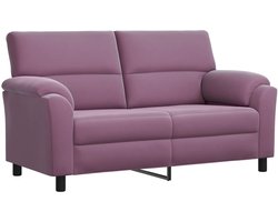 vidaXL - Bank - Paars - 174 - x - 85 - x - 93 - cm - fluweel