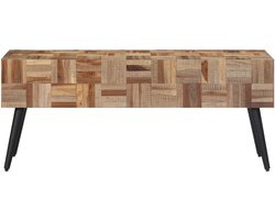vidaXL Bankje 110x35x45 cm massief gerecycled teakhout - Bankje - Bankjes - Halbankje - Gangbankje