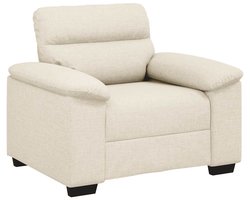 vidaXL - Bankstoel - 60 - cm - Linnen