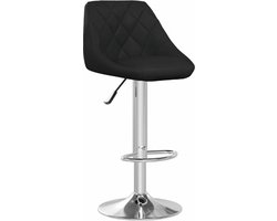 vidaXL - Barkruk - kunstleer - zwart