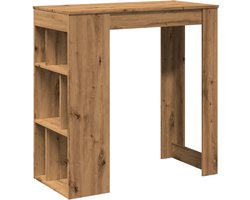 vidaXL Bartafel - 102x50x103,5 cm - Artisanaal Eiken Bartafel - Bartafels - Statafel - Statafeltje