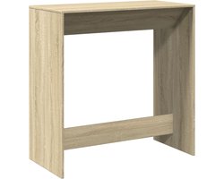 vidaXL - Bartafel - 102x50x103,5 - cm - bewerkt - hout - sonoma - eikenkleur