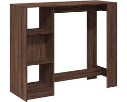 vidaXL Bartafel 124x46x103,5 cm - Bruin Eiken Bartafel - Bartafels - Statafel - Statafeltje