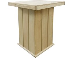 vidaXL - Bartafel - 75x75x110 - cm - geïmpregneerd - grenenhout