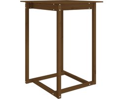 vidaXL - Bartafel - 80x80x110 - cm - massief - grenenhout - honingbruin