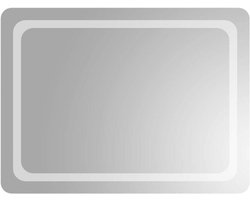 vidaXL Bathroom Mirror LED 80x60cm, Bathroom Mirror, Mirror with Lighting, Make-Up Mirror, Mirror, Bathroom Mirror, Bathroom Mirror, Bathroom Mirrors
