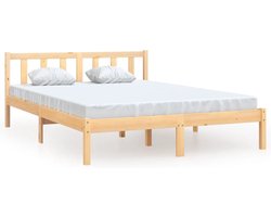 vidaXL - Bedframe - massief - grenenhout - 160x200 - cm